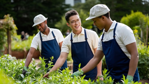 irrigation expert, technical specialist, gardening team