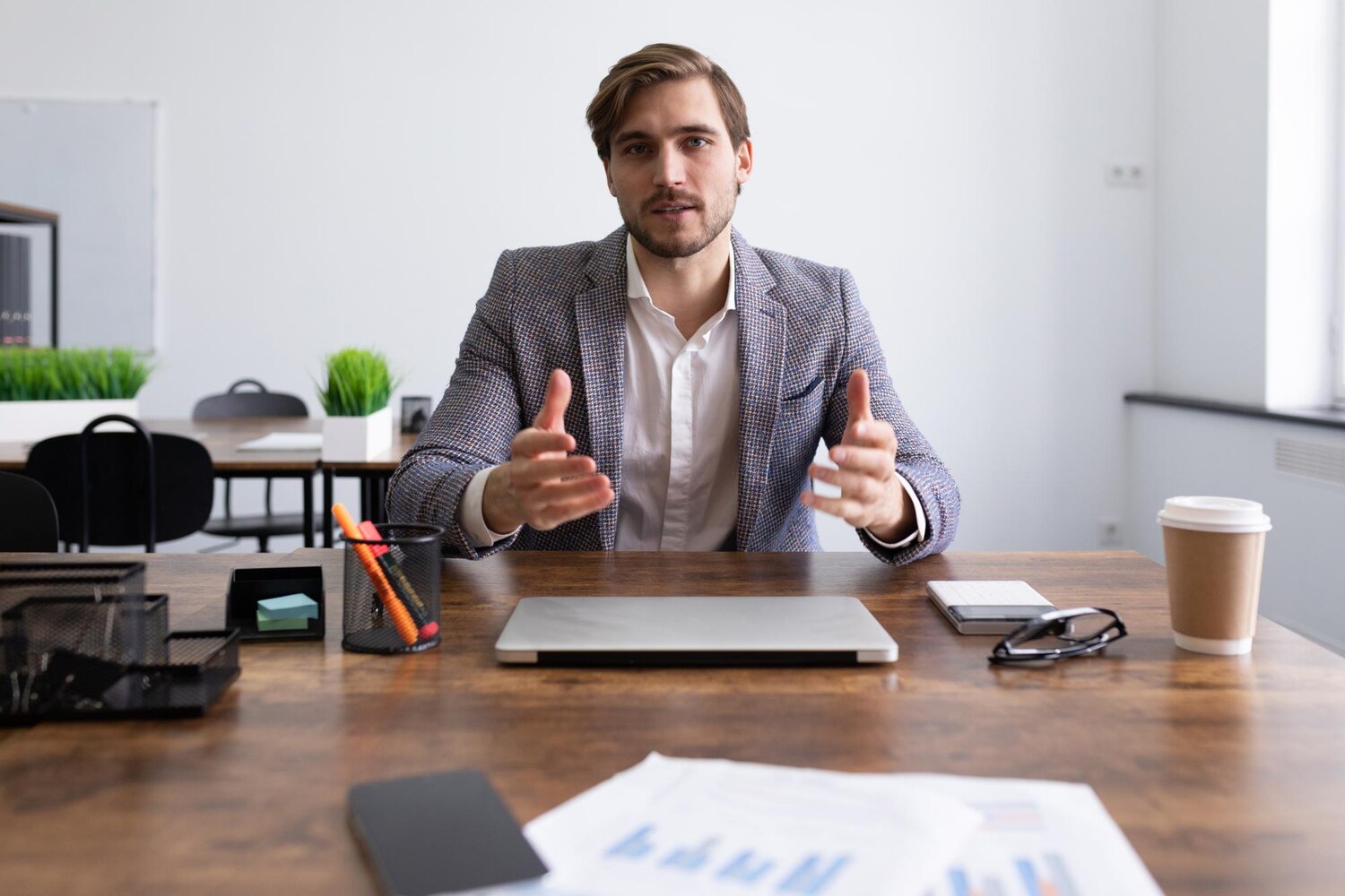 spokojný klient, podnikateľ, hodnotenie